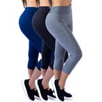 Kit 3 Calças Legging Corsário Suplex