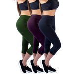 Kit 3 Calças Legging Corsário Suplex