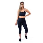 Calça Legging Suplex Corsário Preto