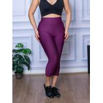 Calça Legging Suplex Corsário Roxo Uva