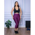 Calça Legging Suplex Corsário Roxo Uva