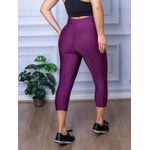 Calça Legging Suplex Corsário Roxo Uva