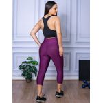 Calça Legging Suplex Corsário Roxo Uva