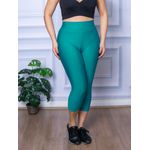 Calça Legging Suplex Corsário Verde Piscina