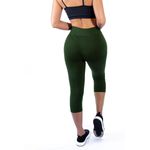 Calça Legging Suplex Corsário Verde Militar