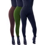 Kit 3 Calça Legging Suplex Flanelada