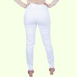 Calça Social Feminina Alfaiataria Com Bolso Branco