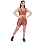 Conjunto Shorts 3D + Top Nadador Bronze