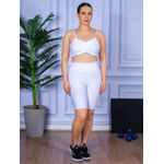 Conjunto Bermuda e Top Alça Costa Aberta Bordo Copia