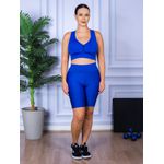 Conjunto Bermuda e Top Nadador Azul Royal