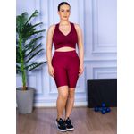 Conjunto Bermuda e Top Nadador Bordo