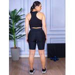 Conjunto Bermuda e Top Nadador Preto