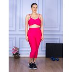 Conjunto Corsário e Top Alça Costa Aberta Rosa Pink