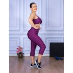 Conjunto Corsário e Top Alça Costa Aberta ROXO