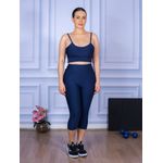 Conjunto Corsário e Top Alça Azul Marinho