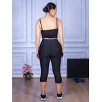 Conjunto Corsário e Top Alça Preto