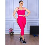 Conjunto Corsário e Top Alça Rosa Pink