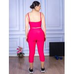 Conjunto Corsário e Top Alça Rosa Pink