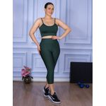 Conjunto Corsário e Top Alça Verde Militar