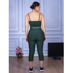 Conjunto Corsário e Top Alça Verde Militar