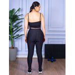 Conjunto Calça Legguing e Top Alça Preto