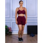 Conjunto Shorts e Top Alça Costa Aberta Suplex Bordo