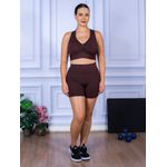 Conjunto Shorts e Top Nadador Suplex Marrom