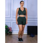 Conjunto Shorts e Top Nadador Suplex Verde Militar