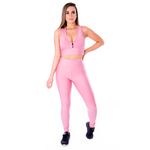 Conjunto Suplex Liso Rosa