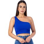 Cropped Suplex Mula Manca Azul Royal