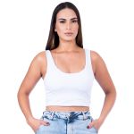 Cropped Suplex Regata Branco