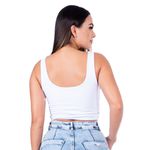 Cropped Suplex Regata Branco