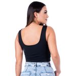 Cropped Suplex Regata Preto