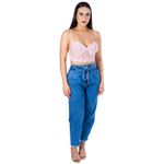 Top Cropped Rendinha Alcinha Rosa