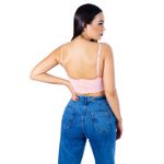 Top Cropped Rendinha Alcinha Rosa