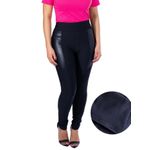 Calça Legging Flanelada Montaria com Cirre