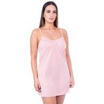 Camisola em Liganete Rosa Bebê