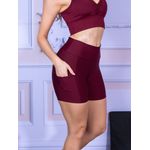 Short Suplex Com Bolso Bordo