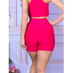 Short Suplex Com Bolso Rosa Pink