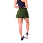 Short Saia Suplex Liso Verde Militar