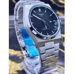 RELÓGIO TISSOT PRX 1853 TODO PRATA FUNDO PRETO