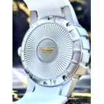 RELÓGIO AMANI PULSEIRA SILICONE BRANCA