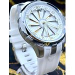 RELÓGIO AMANI PULSEIRA SILICONE BRANCA