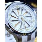 RELÓGIO AMANI PULSEIRA SILICONE BRANCA