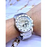 BVGALRI SKELETON PRATA FUNDO BRANCO BANHADO FUNCIONAL