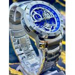 BVG SKELETON PRATA DETALHES AZUL