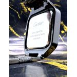 MODELO CARTIER UNISSEX TODO PRETO DETALHE DOURADO