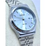 CASIO WR FEMININO REDONDO PRATA COM AZUL BEBÊ