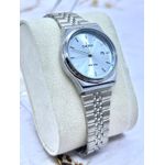 CASIO WR FEMININO REDONDO PRATA COM AZUL BEBÊ