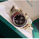 ROLEX DAYTONA FEMININO DOURADO PREMIUM STRASS COLOR